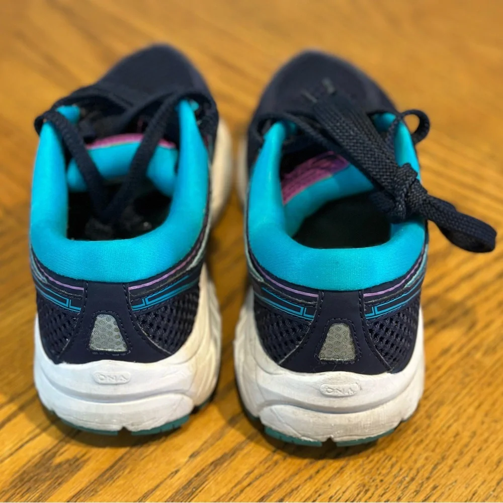 Brooks Women's Addiction 13 Sneakers - Navy, Teal, and Purple - Picture 5 of 8